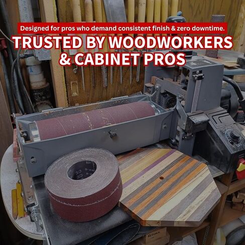 Drum Sander Sandpaper Roll 3" X 25 Yards Premium Aluminum Oxide Cloth Backed (120 Grit) in Kuwait