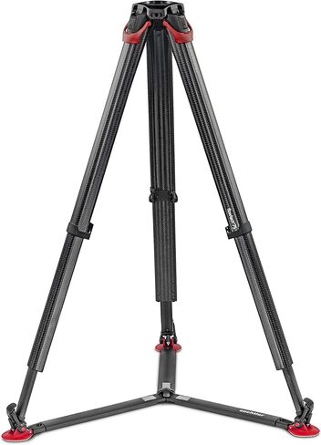 Sachtler Flowtech 75 GS (4587) Carbon Fibre Tripod with Quick Release, Graphite Silver, Compatible with DSLR, Mirrorless, Video Camera (up to 10.3 pounds) in Saudi Arabia