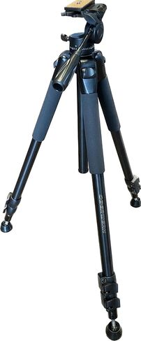 3000 Tall Tripod & Heavy Duty L-Adapter with 2 Quick-Release Plates - Portable Binocular & Camera Tripod Stand Bundle | Extra Long Extension Up to 78" in Saudi Arabia