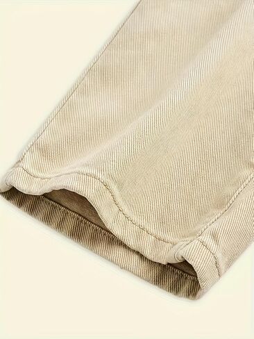 Baby Girls Wide Leg Jeans Elastic Waist Baggy Denim Pants for 6M-3Y | Toddler Infant Solid Casual Trousers, Loose in Saudi Arabia