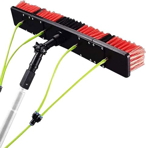 Solar Panel Cleaning Brush & 5 12m Water Fed Pole Kit 30/50cm Outdoor Window Cleaning Brush for Efficient Solar Panel & Window Cleaning Durable & Easy to Use in Kuwait