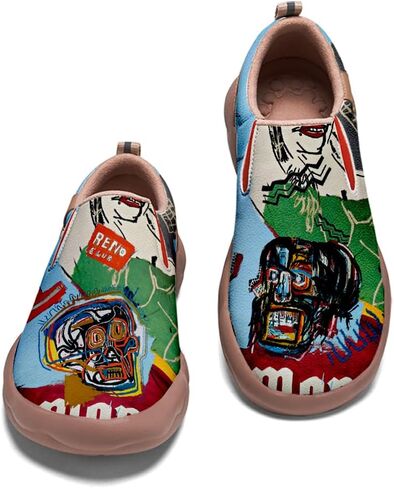 Onehorse Women's Painted Travel Shoes Casual Slip On Comfortable Walking Loafers in Saudi Arabia