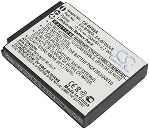 Replacement Battery for ST200 EC-WB210ZBPRUS EC-SH100ZBPSUS WB210 SH100 PL210 ST200F EC-SH100ZBPBUS EC-SH100ZBPRUS Compatible with BP85A EA-BP85A EA-BP85A/E(750mAh) in Kuwait