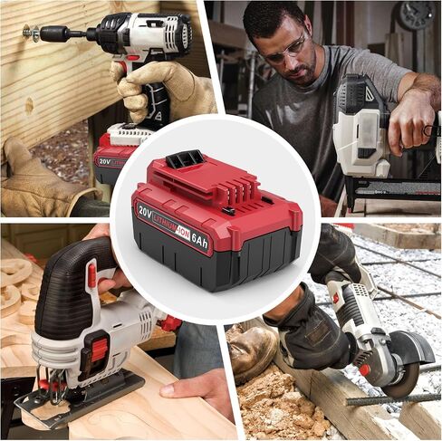Labtec PCC685L 20 فولت 6000 مللي أمبير بطارية ليثيوم بديلة لكابل بورتر 18 فولت ~ 20 فولت ماكس بطارية PCC685L PCC685LP PCC680L PCC682L PCCK602L2 PCC600 PCC640 أدوات كهربائية لاسلكية (غير مناسبة لسلسلة PC18B) حزمة واحدة in Kuwait