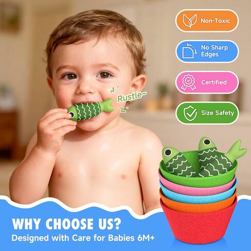 Toddler Toy Montessori Toys for 1 Year Old Baby Boy Girl, Fishing Game | 22pcs Cloth Fishing Game, Learning Toys for Toddlers 1-3, Counting, Color Sorting, Fine Motor Skills 6-18 Months Babies Gift in Saudi Arabia