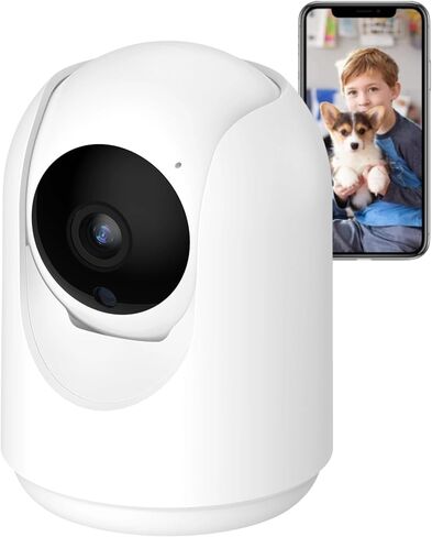 2K Wireless Indoor Camera WiFi Security Cameras with PTR Mintoon Ppupy Camera with Audio in Kuwait