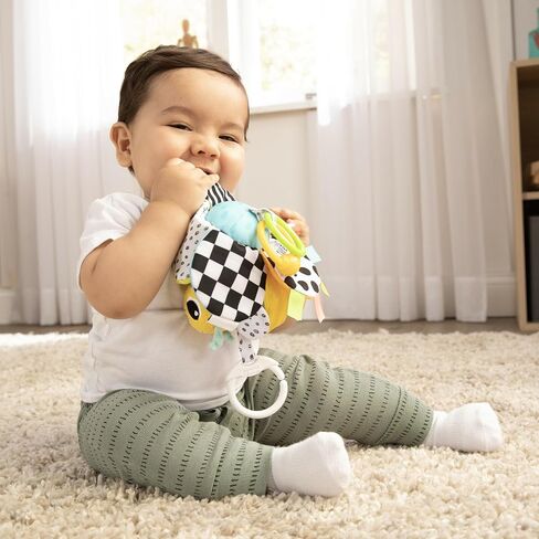 Lamaze Buzzy the Bee Clip-On Car Seat and Stroller Toy for Babies | Crinkle And Sensory Toy, Travel Toy For Car, Infant Toy, Ages 0 Months And Up, Clip-On Design For Strollers And Car Seats in Saudi Arabia