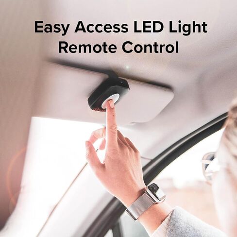 Diono Easy View Plus Baby Car Mirror with Light, Safety Car Seat Mirror for Rear Facing Infant with 360 Rotation, LED Night Light, Wide Crystal Clear View, Shatterproof, Crash Tested in Saudi Arabia