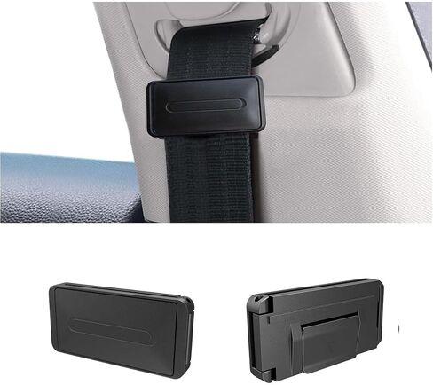 2PCS Car Seatbelt Adjuster, Universal Auto Seat Belt Clips for Adults/Kids, Comfort Car Shoulder Neck Protector Strap Positioner, Seatbelt Locator Retainer Locking Clips for Car in Saudi Arabia