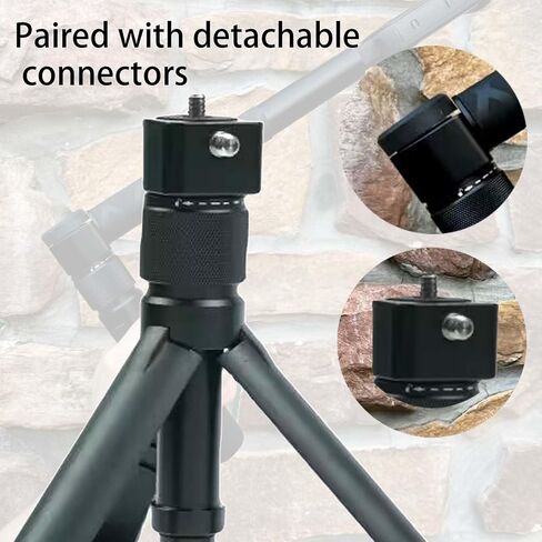 حامل ثلاثي القوائم قابل للتعديل وقابل للطي من سبائك الألومنيوم مثالي لـ Insta360 X3، ONE RS، GO 2، ONE X2، ONE R، ONE X، حامل ثلاثي القوائم متعدد الوظائف على سطح الطاولة in Kuwait