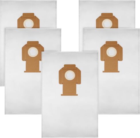 10 Pack DWV9402 Fleece Replacement Vacuum Bags for DWV010 DWV012 DWV015 | dust bags for De-walt HEPA filter shop vac, fits 8 & 10 Gallon dust extractors. High efficiency fleece traps fine dust in Saudi Arabia