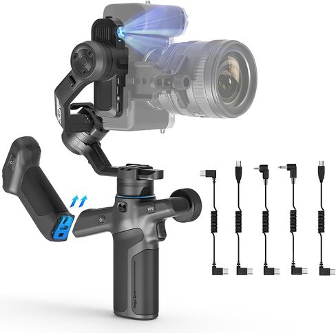 Feiyu SCORP Mini-3 Pro 3-Axis Gimbal Stabilizer with SCORP Series Camera Control Cable Kit in Saudi Arabia