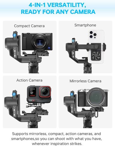 Feiyu SCORP Mini-3 Pro 3-Axis Gimbal Stabilizer with SCORP Series Camera Control Cable Kit in Saudi Arabia