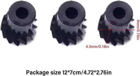 Camera Motor Gear Replacement for D90 D80 Autofocus Repair Part ABS 4mm 3 Pack in Kuwait