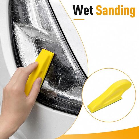 70PCS Fine Grit Sandpaper, Micro Detail Sander Paper Kit, Wet Dry Sandpaper, Grit 400 600 800 1000 1500 2000 3000, 3.5"x 1"Hand Sanding Block with Hook and Loop Sanding Strips for Crafts Woodworking in Saudi Arabia