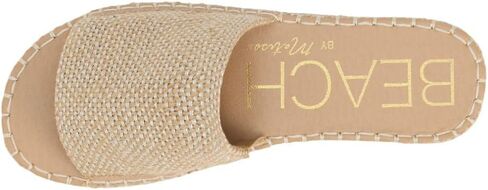 BEACH by Matisse Womens Del Mar Platform Slide Casual Sandals Casual Low Heel 1-2" - Beige - Size 7 M in Saudi Arabia