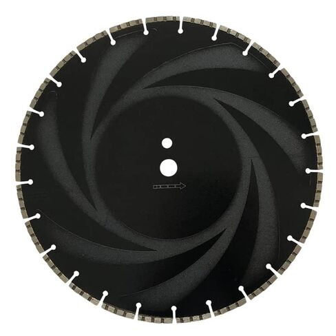14" Diamond Saw Blade for Ductile Iron, 0.125" Segment Height, 1" Arbor in Saudi Arabia
