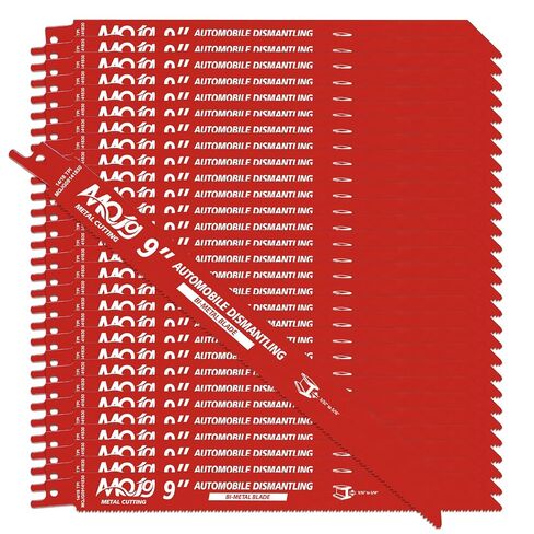 30 Pack 9 Inch 4/6TPI Reciprocating Saw Blades for Wood Cutting | Nail-Embedded Wood Demolition, Wood Cutting Sawzall Blades and PVC, M42 with 8% Cobalt Bi-Metal, for dibalo sawzall blades in Saudi Arabia