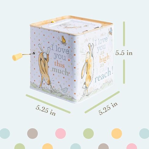 KIDS PREFERRED Guess How Much I Love You - Nutbrown Hare Jack-in-The-Box - Musical Toy for Babies in Saudi Arabia