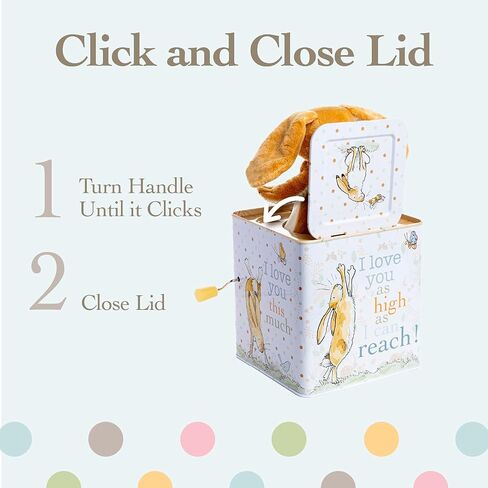 KIDS PREFERRED Guess How Much I Love You - Nutbrown Hare Jack-in-The-Box - Musical Toy for Babies in Saudi Arabia