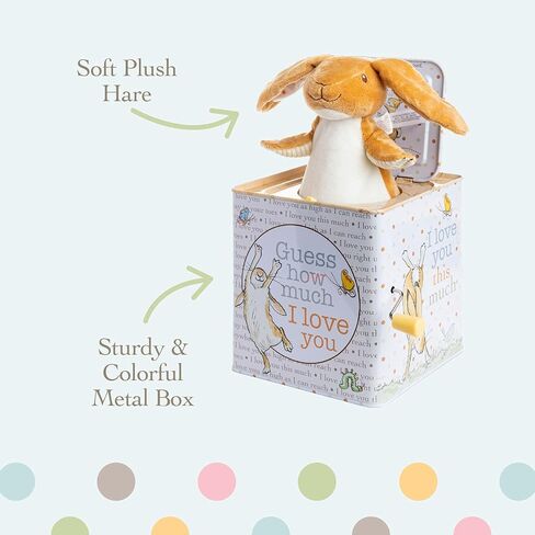 KIDS PREFERRED Guess How Much I Love You - Nutbrown Hare Jack-in-The-Box - Musical Toy for Babies in Saudi Arabia