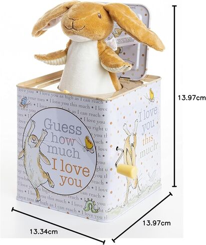 KIDS PREFERRED Guess How Much I Love You - Nutbrown Hare Jack-in-The-Box - Musical Toy for Babies in Saudi Arabia