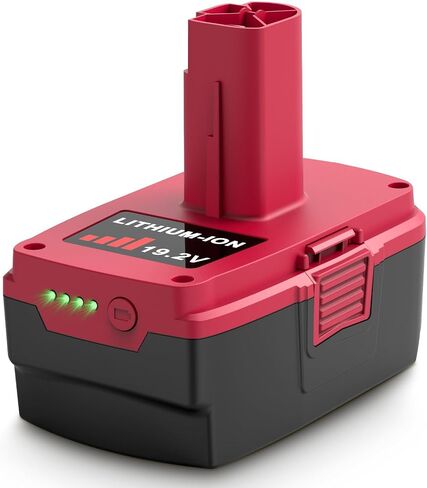 19.2V 6000mAh High Capacity Battery Compatible for Craftsman 19.2 Volt Battery Compatible with Craftsman C3 XCP 11098 11375, 130279005, 1323903, 11045, 315.115410, 315.11485 Fast Charging in Kuwait
