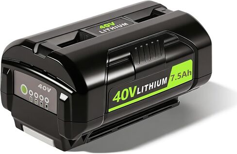SANIU 7.5Ah Replacement for Ryobi 40V Lithium ion Battery OP4060 Compatible with Ryobi 40-Volt Max Battery OP4040 OP40401 OP4026 OP40261 OP4050A in Kuwait