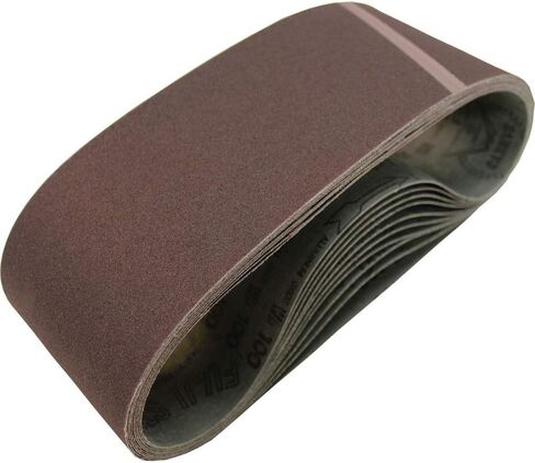 Makita 742322-9 4-Inch x 24-Inch Abrasive Sanding Belt, 80 Grit (10/Pk) in Saudi Arabia