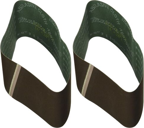 Makita 742322-9 4-Inch x 24-Inch Abrasive Sanding Belt, 80 Grit (10/Pk) in Saudi Arabia