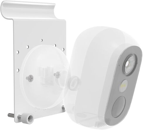 حامل جانبي من الفينيل متوافق مع eufy Security eufyCam C35، دعامة تثبيت للكاميرا الخارجية بدون مثقاب، أبيض (عبوة واحدة) in Kuwait