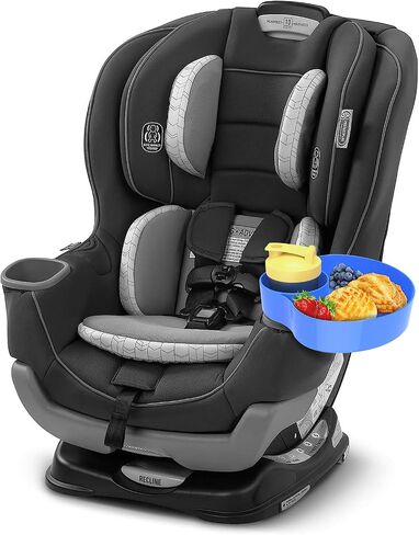 Car Seat Snack Tray for Kids: Kids Car Travel Tray with Cup Holder, Toddlers Road Trip Essential, Snacks Food Plate for Stroller, SnackTray with a Cup Holder (2, blue) in Saudi Arabia
