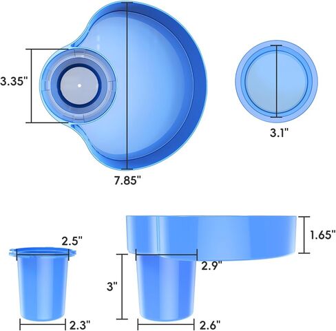 Car Seat Snack Tray for Kids: Kids Car Travel Tray with Cup Holder, Toddlers Road Trip Essential, Snacks Food Plate for Stroller, SnackTray with a Cup Holder (2, blue) in Saudi Arabia