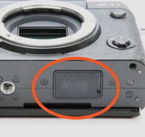 غطاء قاعدة سفلي جديد لواجهة منفذ مطاطي متوافق مع Fuji Fujifilm X-T1 in Kuwait