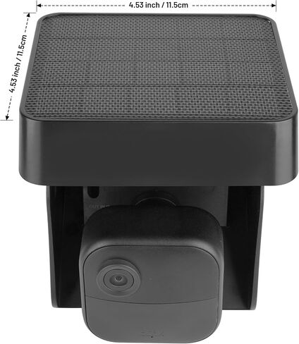 2PACK Solar Panel Charging Mount Compatible with Blink Outdoor 4 (4th Gen)/(3rd Gen) XT3/XT2/XT,Blink Outdoor 2K+ Camera,Weatherproof,Internal 3300mAh Rechargeable Battery Continuously for 365 Days in Saudi Arabia