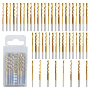 1/8 Inch 50 PCS Drywall Router Bits - Brocas para Drywall HSS Guide Point Drywall Cutting Bits for Reliable Cuts, Compatible with Spiral Saws and Power Tools in Saudi Arabia