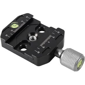 Arca-Swiss Lever Lock Clamp Camera Quick Release Clamp for Tripod Ball Head | Arca-Swiss Lever Lock Quick Release Clamp w/1/4" & 3/8" Thread Holes, for DSLR, Mirrorless Cameras, Ball Heads and Monopods in Saudi Arabia
