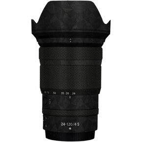 غلاف حماية Meibentang لعدسة Nikon Z 24-120 f/4S - مادة 3M، لمسة نهائية فضية غير لامعة، ملصق كامل للجسم (أسود غير لامع) in Kuwait