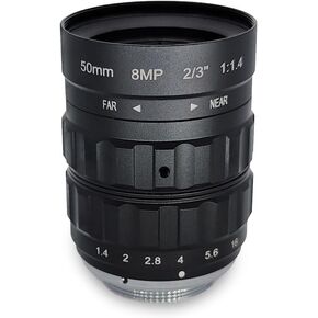 Microscope Camera, 8MP Machine Vision Industrial Camera Lens CS 50mm 2/3 Inch Fixed-Focus in Saudi Arabia