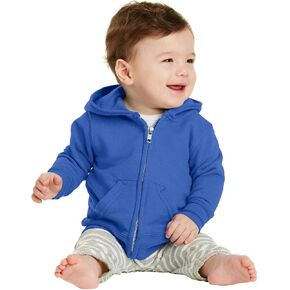 Precious Cargo Unisex-Baby Full Zip Hooded Sweatshirt 12M Royal in Saudi Arabia