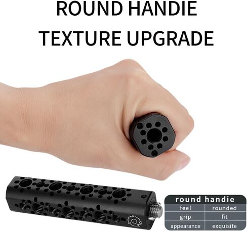 7 PCS Suite Universal Arri Positioning Top Handle Fixture Handle Can Be Spliced with Universal Handle Aluminum Alloy Camera Handle (Black 7-Piece Set) in Saudi Arabia