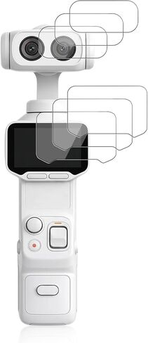 [3+3] Pack Screen Protector for Insta360 Luna Ultra with Lens Protector,Anti-Reflective Tempered Glass, 9H Hardness, Anti-Scratch, Bubble Free, HD Clarity in Kuwait