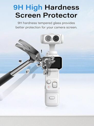 [3+3] Pack Screen Protector for Insta360 Luna Ultra with Lens Protector,Anti-Reflective Tempered Glass, 9H Hardness, Anti-Scratch, Bubble Free, HD Clarity in Kuwait