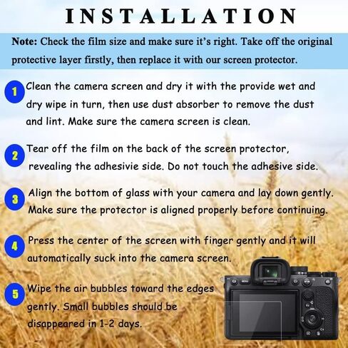 Top and LCD TG Screen Protectors for Nikon Z6III DSLR-2+2PCs | Tempered Glass Screen Film for Nikon Z6 III z6 iii, Ultra-Clear, 9H+ Hardness, Anti-Scratch, Camera Screen Cover in Saudi Arabia