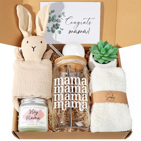 8PCS New Mom Care Package After Baby, New Mom Gifts for Women, Baby Shower Gifts for Expecting Mom to Be, Postpartum Gifts for Mom, First Time Pregnancy Moms Mothers Day Birthday Gifts in Saudi Arabia