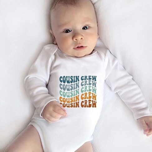 listery Cousin Crew Baby Bodysuit For Babies Cousin Newborn Cousin Crew Baby Girls Boys Cousins Crew Romper Clothes in Saudi Arabia