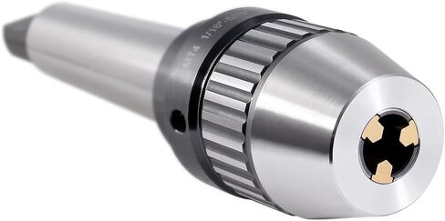 CanCNC MT4 1/16-5/8" Precision Keyless Drill Chuck, 0537-5804 | Heavy-Duty, Integrated Morse Taper #4 Shank and Titanium Jaws in Kuwait