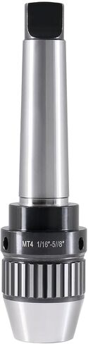 CanCNC MT4 1/16-5/8" Precision Keyless Drill Chuck, 0537-5804 | Heavy-Duty, Integrated Morse Taper #4 Shank and Titanium Jaws in Kuwait