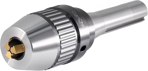 CanCNC MT4 1/16-5/8" Precision Keyless Drill Chuck, 0537-5804 | Heavy-Duty, Integrated Morse Taper #4 Shank and Titanium Jaws in Kuwait