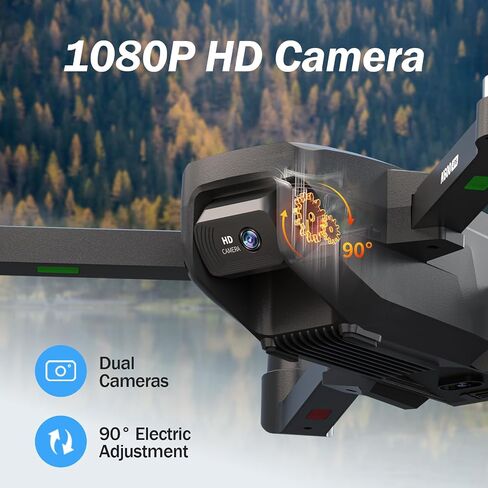 GPS FPV Drone with EIS Camera for Adults, 4.5 Inch LCD Screen on Controller，Al Track with Professional GPS，Follow Me, Auto Return，Easy Fly and Foldable Quadcopter for Beginners，Under 249g in Saudi Arabia